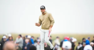 Viktor Hovland adora o apoio da multidão no Aberto da Escócia à Noruega antes da partida da Copa do Mundo