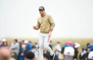 Viktor Hovland adora o apoio da multidão no Aberto da Escócia à Noruega antes da partida da Copa do Mundo