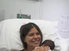 Adorável recém-nascido com apenas uma fralda resgatado dos escombros do terremoto na Venezuela
