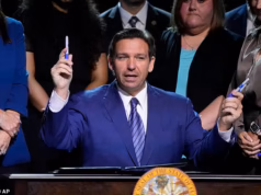 Surpreendente truque de Sharpie que a família da vítima de assassinato usou para fazer com que o governador da Flórida, Ron DeSantis, fosse acelerado até a morte, enquanto Sunshine State se tornava uma fábrica de execuções