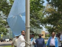 A cidade fronteiriça hiper-desperta hasteou orgulhosamente a bandeira da Somália em seu Dia da Independência, um dia depois de os Estados Unidos cancelarem os fogos de artifício de 4 de julho para 250 pessoas.