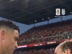 O especialista em leitura labial Cristiano Ronaldo revelou o que o arrasado velho amigo Luka Modric, 40, disse após sua polêmica eliminação na Copa do Mundo – com a estrela da Croácia prestes a se aposentar