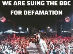 Bob Whelan anunciou que a Corporação está processando a BBC por difamação pela transmissão de ‘Death to the IDF’! Canto de Glastonbury