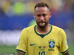 Neymar se aposentou do futebol internacional aos prantos após a surpreendente derrota do Brasil na Copa do Mundo contra a Noruega de Erling Haaland.
