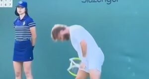 Wimbledon multa 11 jogadores na primeira semana – mas Nick Kyrgios escapa da violação das regras do campeonato, apesar do discurso do árbitro para menores