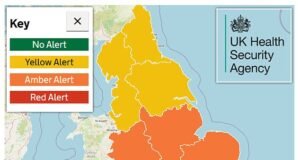 Os alertas de saúde relativos ao calor foram atualizados para âmbar, já que a terceira onda de calor do verão na Grã-Bretanha vê as temperaturas subirem acima de 30ºC por dez dias consecutivos.