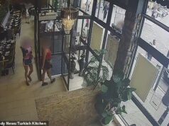 ‘Dine and dasher’ rouba nota de £ 160 depois de fugir de um restaurante turco – entre crianças que fogem sem pagar
