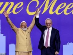 Narendra Modi celebra o ‘indianismo’ da torcida de Melbourne após assinar acordo de urânio com os albaneses