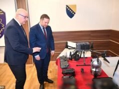 Drones financiados pelo Reino Unido ajudaram a interceptar centenas de migrantes e contrabandistas que entram na Europa através dos Balcãs Ocidentais