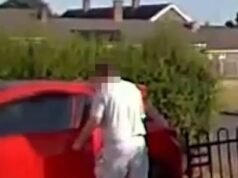 Momento em que o suspeito de ‘assassinato’ de Anne Widdecombe dirige ‘quase 300 milhas até a casa do ex-parlamentar com uma vara de trinta centímetros de comprimento’ em um hatchback vermelho