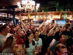 Felicidades por isso! Os bebedores beberam mais cervejas no confronto semifinal da Inglaterra com a Argentina do que no NYE – como o mapa interativo revela cada pub que mostra os jogos finais da Copa do Mundo