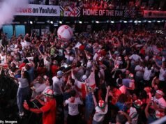Londres sediará exibição em massa enquanto a Inglaterra venceu a Argentina e chegou à final da Copa do Mundo – 20.000 torcedores comparecerão à O2 Arena