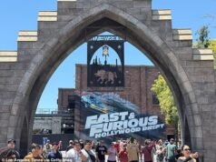 Vizinhos perto do Universal Studios chateados com o barulho da nova montanha-russa Fast & Furious
