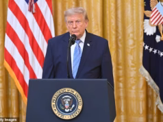 Os críticos perceberam a marca alarmante durante o chocante discurso de integridade eleitoral de Trump