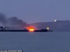 Ucrânia destrói a frota sombra de Putin: Mar de Azov se torna cemitério de navios russos enquanto Kiev atinge 116 navios em ataque de drones que dura uma semana