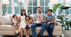 JD e Usha Vance revelaram uma adorável primeira foto de sua família de seis pessoas