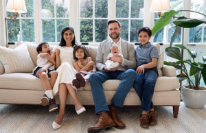 JD e Usha Vance revelaram uma adorável primeira foto de sua família de seis pessoas