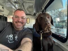 Veterinário do exército ficou gravemente traumatizado pelos horrores que testemunhou durante o combate no Afeganistão… até conhecer um labrador chocolate chamado Eddie, que transformou sua vida