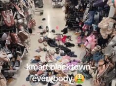 Clientes do Kmart criticados por bagunça inaceitável: ‘Nojento’