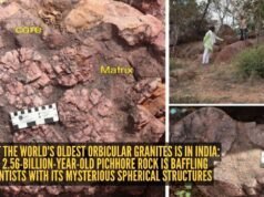 A Índia tem um dos granitos orbiculares mais antigos do mundo: a rocha Pichhar, de 2,56 bilhões de anos, está intrigando os cientistas com sua misteriosa estrutura esférica