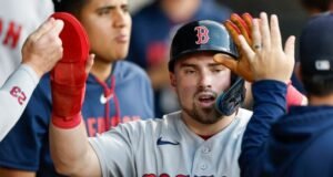 Caleb Durbin, do Red Sox, está entre os 25 melhores OPS do beisebol desde 28 de maio