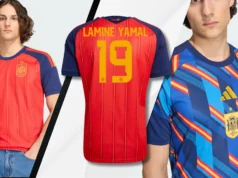 Encontrei camisas da Copa do Mundo da Espanha a partir de apenas US$ 50