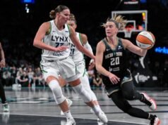 O prefeito de Nova York, Zohran Mamdani, reage ao fazer história na WNBA com o título da Liberty Commissioner’s Cup