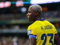 Equador de Moises Cacedor perdeu para o México nas oitavas de final
