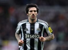 Sandro Tonali usará a camisa seis do Tottenham