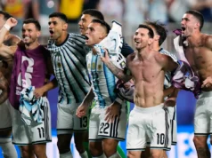 A série de gols de Lionel Messi em Copas do Mundo termina, mas sua assistência estimula a vitória da Argentina sobre a Suíça