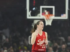 Estatísticas de Caitlin Clarke no jogo Indiana Fever x Las Vegas Aces de domingo