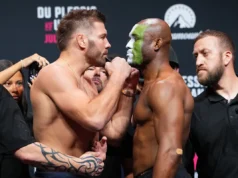 Resultados ao vivo do UFC Oklahoma City: atualizações de Drickus du Plessis x Kamaru Usman, pontuação rodada a rodada e destaques