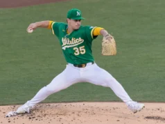 Langeliers atinge o 20º lugar e A’s apoia Ginn com 3 HRs na vitória por 7-1 sobre os Dodgers que interrompe a derrapagem de 4 jogos