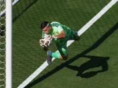 O goleiro argentino Emiliano Martinez teme se lesionar após bater recorde na final da Copa do Mundo