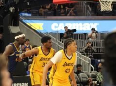 Cameron Carr se destacou na derrota do Lakers no California Classic para o Golden State