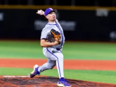 Canhoto de beisebol da LSU selecionado pelos campeões da AL na 12ª rodada do draft da MLB