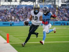 Saints WR Chris Olave está em 64º lugar na lista dos 100 melhores da NFL