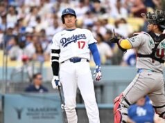Os Dodgers caem no intervalo do All-Star após uma varredura completa dos D-Backs, apesar de outro home run de Ohtani