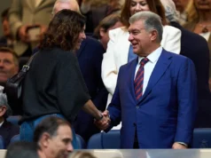 O presidente do Barcelona, Joan Laporta, fala sobre o futuro de Ferran Torres em meio à ligação com o PSG: ‘Já ouvi falar disso’