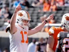 Relatório preliminar de verão da NFL de 2027: Drew Mastmaker, QB, estado de Oklahoma