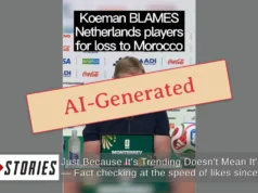 Verificação de fatos: o técnico de futebol holandês Ronald Koeman não fez calúnias racistas na coletiva de imprensa da Copa do Mundo FIFA de 2026 após a derrota para o Marrocos – foi gerado por IA