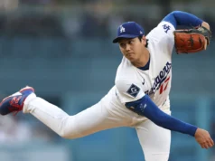 O joelho esquerdo de Shohei Ohtani continuou a se recuperar quando empurrado para trás pelos Dodgers no próximo lançamento.