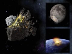 Uma colisão de asteróides pode abalar a Terra, Marte e a Lua