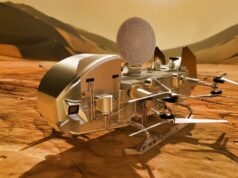 Em julho de 2028, a NASA lança um drone nuclear do tamanho de um carro e pesando 1.000 libras em direção à lua de Saturno, Titã, uma viagem de seis anos no valor de US$ 3,35 bilhões a um mundo onde o ar é quatro vezes mais denso que o da Terra, a gravidade é um sétimo mais forte e voar é a parte fácil.