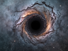 Um buraco negro supermassivo chamado RBH-1, pesando pelo menos dez milhões de sóis, parece ter sido ejetado da sua galáxia e está agora a atravessar o espaço a cerca de 1.000 quilómetros por segundo, seguindo a estrela recém-nascida a 200.000 anos-luz de distância.