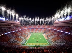 Estádios de futebol universitário classificados entre os 25 melhores lugares para jogar