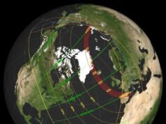 Em menos de um mês, a sombra da Lua percorrerá todo o planeta e mergulhará a Gronelândia, a Islândia e partes de Espanha numa escuridão repentina a meio do dia – o primeiro eclipse solar total visível a partir da Espanha continental em mais de cem anos – e os locais exatos onde o dia brevemente se transforma em noite já foram mapeados no segundo.