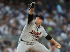 Skubal lançou 6 entradas fortes, acertando 5 home run na vitória dos Tigers por 9-3 sobre os Yankees.