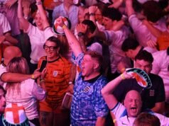 Alegria para os torcedores ingleses após vitória dramática na Copa do Mundo