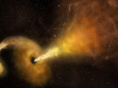 Astrônomos detectaram um buraco negro errante no limite de sua galáxia. Então encontrou um lanche